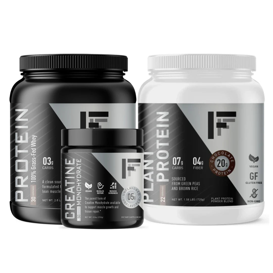 Build Collection - Whey Protein - Plant Protein - Creatine Monohydrate